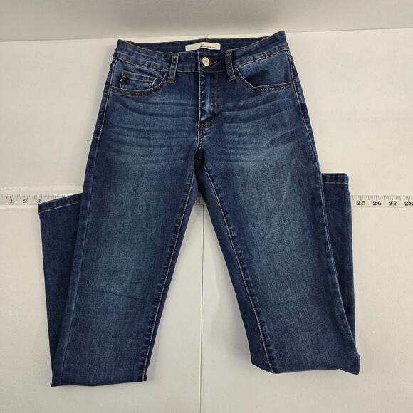 Kancan blue denim jeans blue size 24 womens slim skinny 6664 - Picture 1 of 10